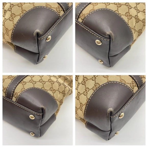 Gucci GG ❤️Lovely Heart Collection❤️ canvas and leather tote - Picture 12 of 14